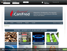 Tablet Screenshot of maquinariahosteleriacanfred.com